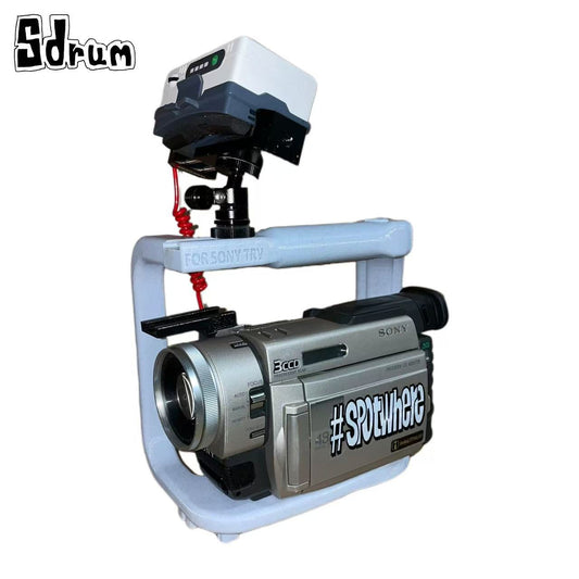 Sony TRV Series 3D Printed Universal Handle Grip – Low-Angle Skate Filming Rig
