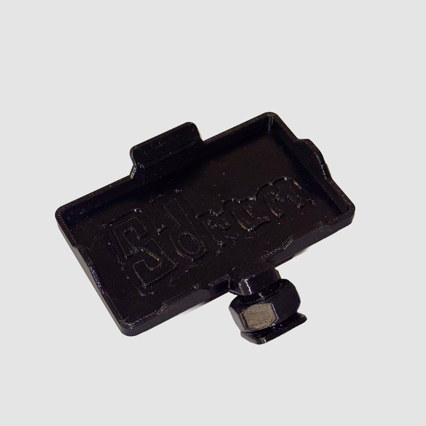 Black 3D Printed ImmersionRC PowerPlay Cold Shoe Mount Compatible with Multiple PowerPlay Versions