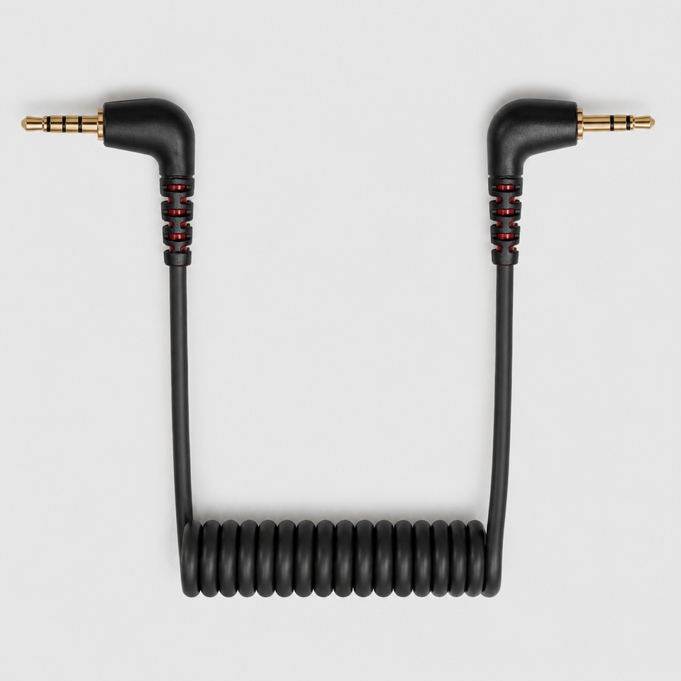Black 3.5mm AV Cable for ImmersionRC PowerPlay DVR