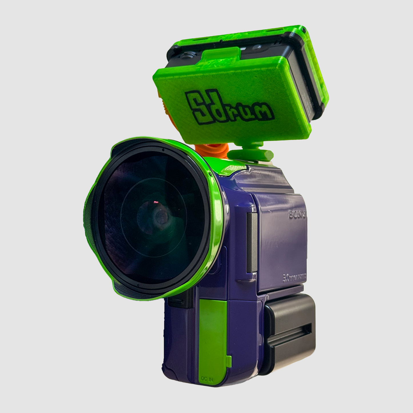 Green Cold Shoe Mount for ImmersionRC PowerPlay