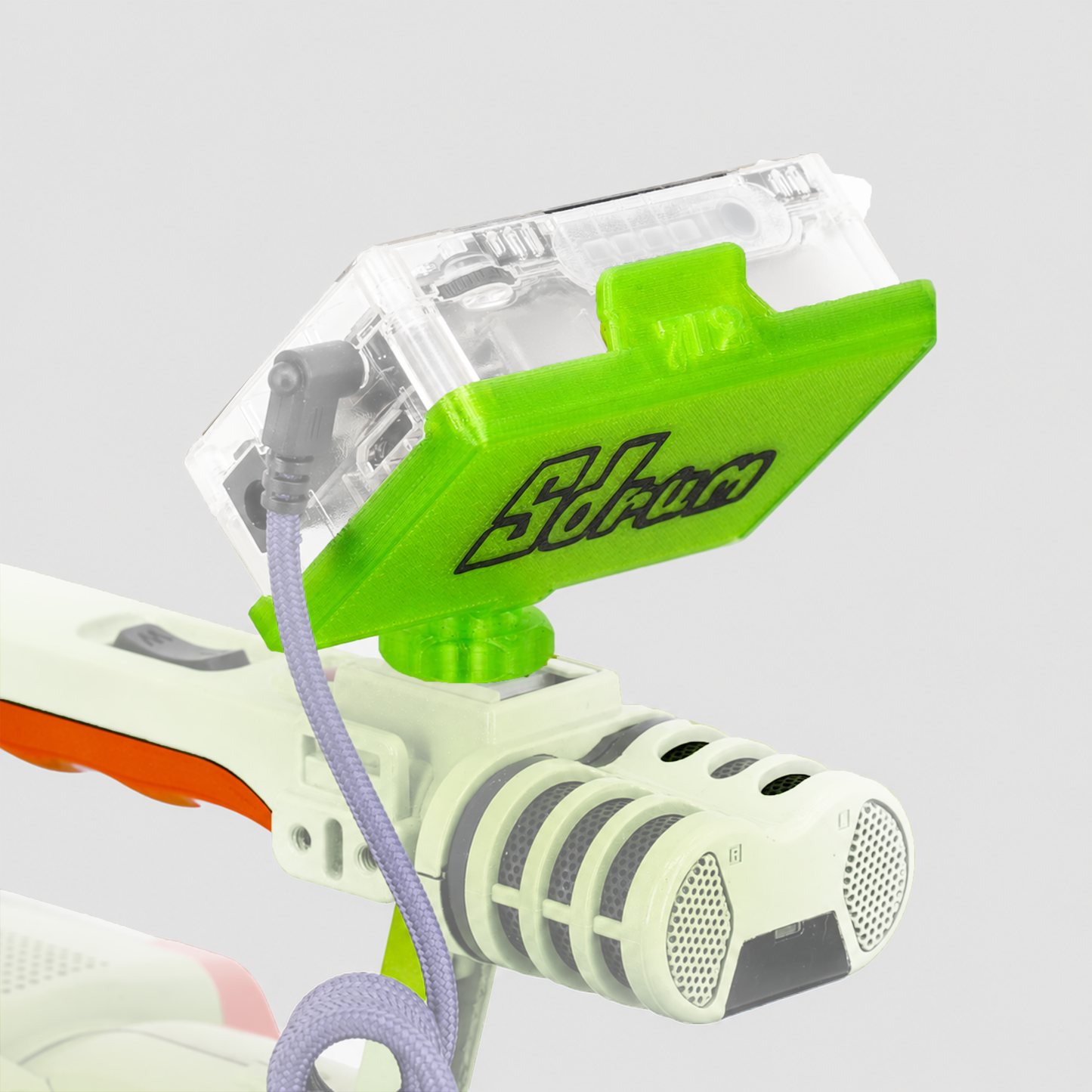 Green Cold Shoe Mount for ImmersionRC PowerPlay