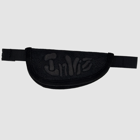 Inviz Black Paisley Jacquard Hand Strap with Black Logo for Sony DV Camcorders