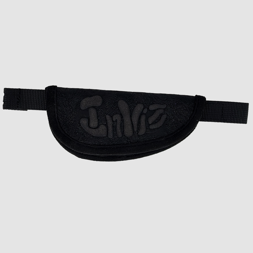 Inviz Black Paisley Jacquard Hand Strap with Black Logo for Sony DV Camcorders