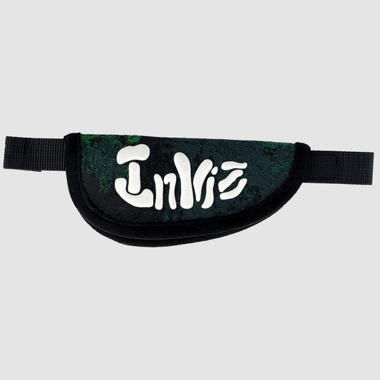 Inviz Black & Green Jacquard Hand Strap with White Logo for Sony DV Camcorders