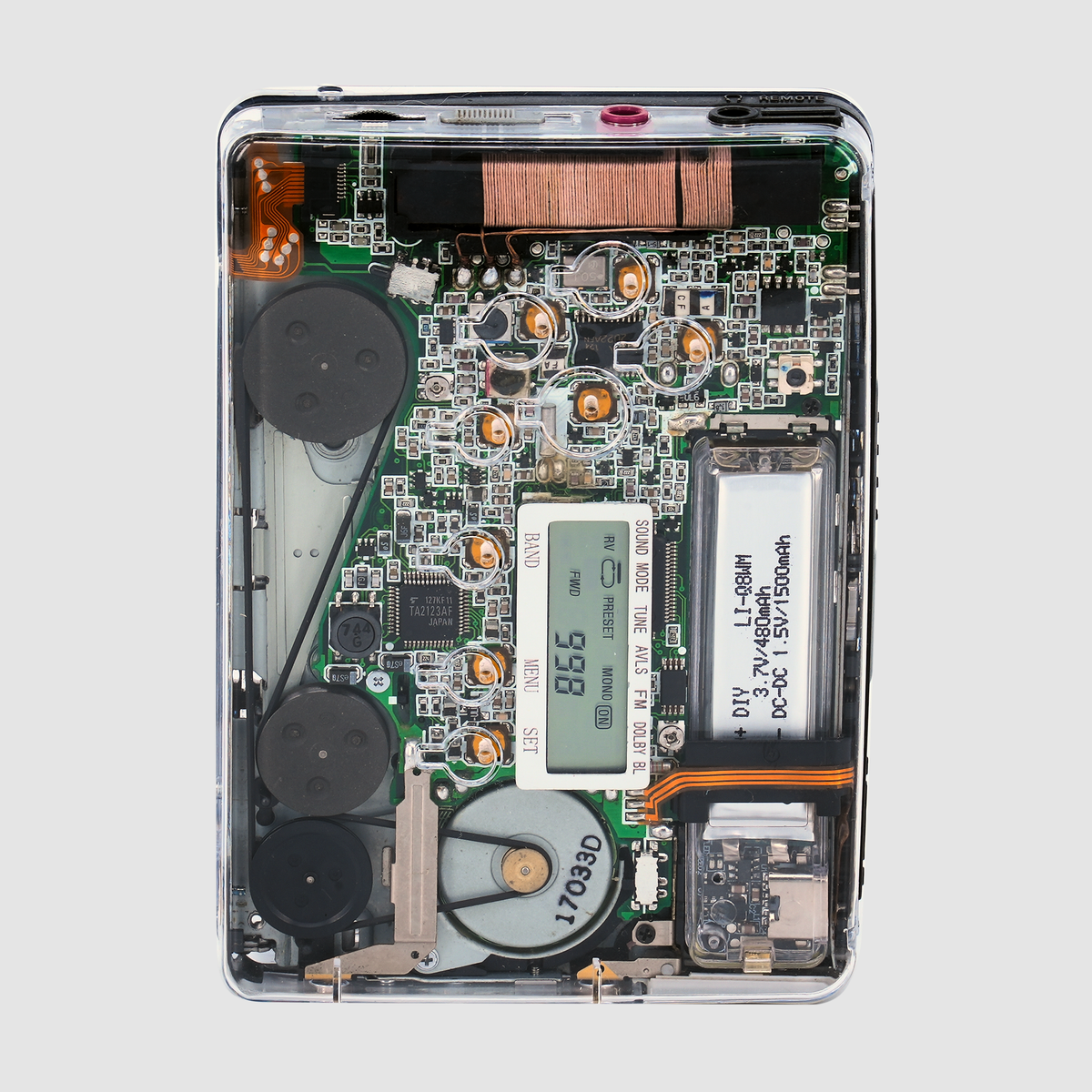 Clear GX688 – Rehoused Sony Cassette Player