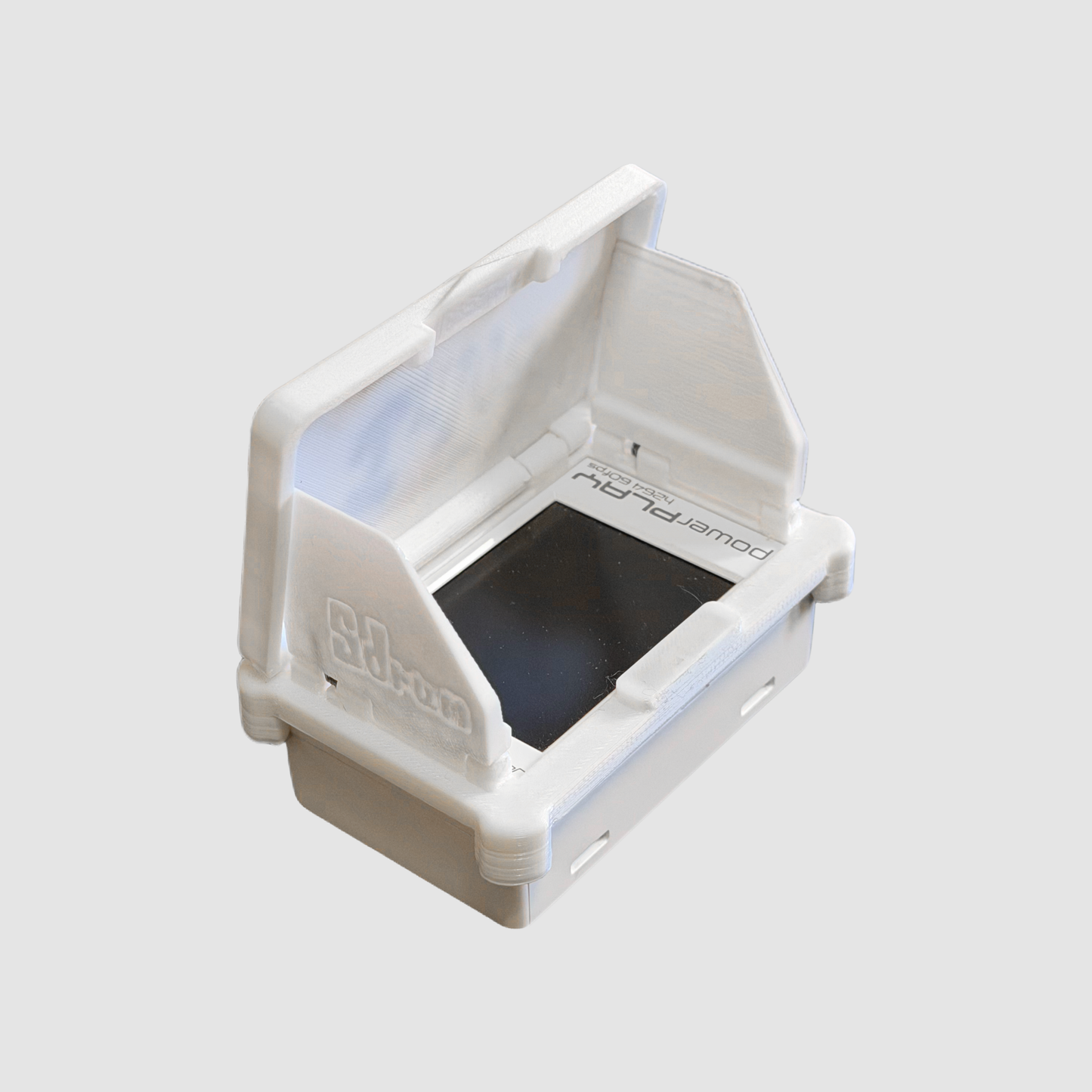 Inviz White PowerPlay RC Flip-Out Screen Hood – Clean Vision Sunshade for ImmersionRC DVR