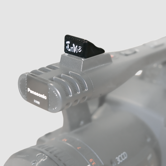 INVIZ Universal Cold Shoe Thumb Rest for Camcorders – Panasonic & Sony Compatible